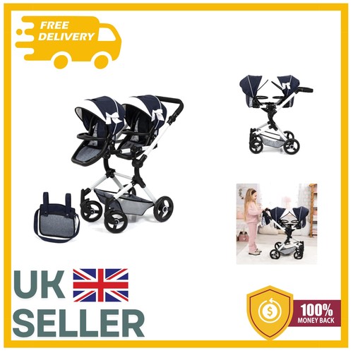Foldable twin dolls stroller - foldable,