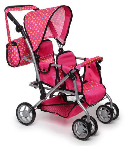 Exquisite buggy twin doll - exquisite,