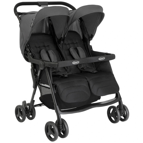 Double pram baby and - baby,